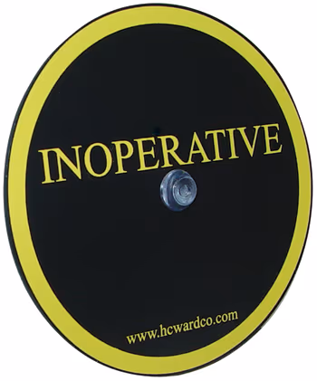 AIRCRAFT INSTRUMENT COVER/INOP