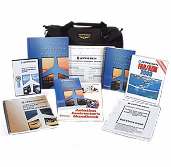 CFI DELUXE KIT/Includes: Guided Flight Discovery (GFD) Private Pilot syllabus, student flight bag, Guided Flight Discovery (GFD) Maneuvers Manual, Practical Test Standards (PTS) booklet, Instrument an