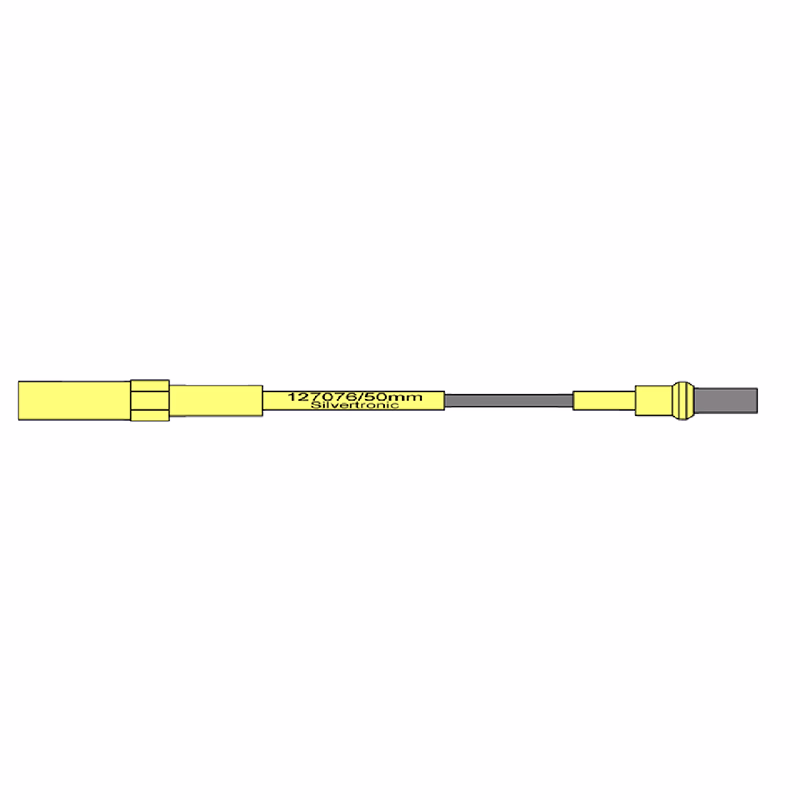 4 mm Avionic Test Lead | Socket Size 12, 300 mm Length, Yellow