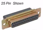 50 PIN/FEMALE D CONN/CRIMP