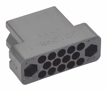 RACK and PANEL CONNECTOR/Female block, 14 position, panel mount