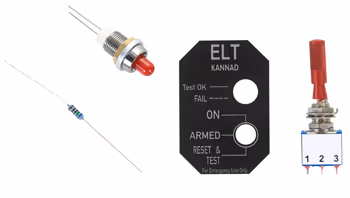 RC100 ELT Remote Control Panel Kit | For Kannad ELTs