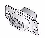 D SUB CONNECTOR/Female, 15 pin, crimp, 2 row