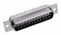 D-SUB CONNECTOR/Female, 15 position, 2 row, crimp, gold plating, wire mount.