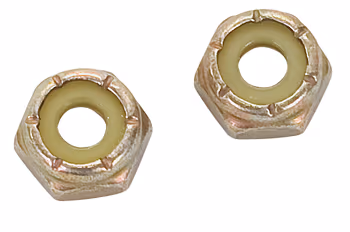 SELF LOCK NUT/Nylon, Steel, Cadmium plated, 6/32
