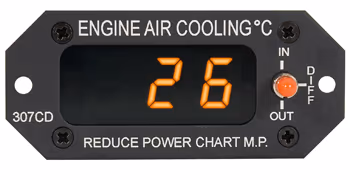 M307CD Differential Intercooler O.A.T Gauge | Celsius
