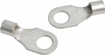 RING TERMINAL/12.7 mm stud/tab size, crimp, not insulated, tin plating, copper material, 7.52 mm maximum bundle diameter. 327 series. For use with 4 gauge wire.
