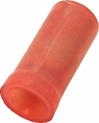 END SPLICE/Female, insulated, red, tin plating, copper mater - 328307