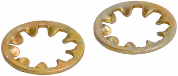 LOCKWASHER/Internal star, Steel, Cadmium plated, 1/4