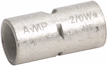 BUTT SPLICE/For use with 2/0 gauge wire.