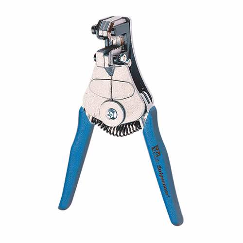 STRIPMASTER WIRE STRIPPER/10-22 AWG. Knife-type blades. Strips wire up to 7/8 in.