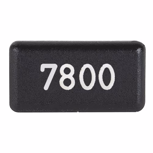 Horizontal Legend Cap | 7800