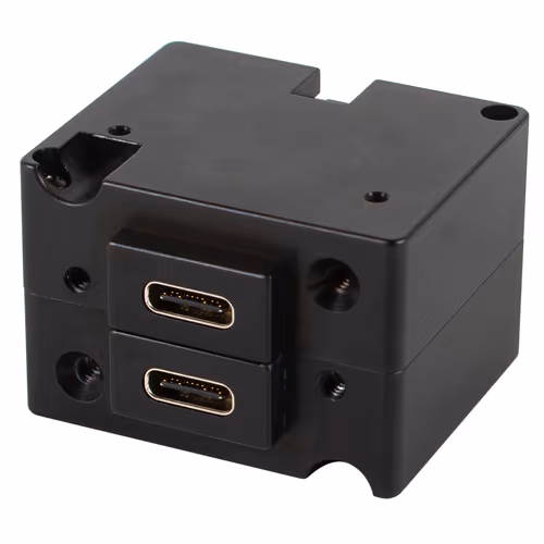 TA202 High Power USB Charging Port | Dual USB-C Connectors, Rear Power Connector