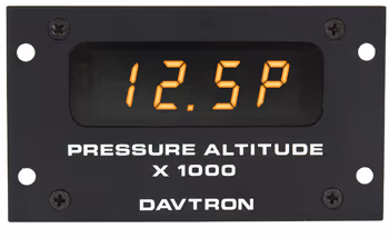ALT ENCODER PRESSURE ALTITUDE/Rectangle, 62K. Pressure Altitude: -1,000 to 62,700 ft