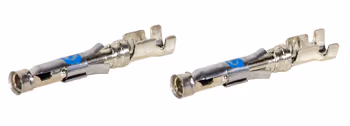 CRIMP SOCKET/Female, brass material, gold plating. MATE-N-LOK series. For use with 18-16 gauge wire.