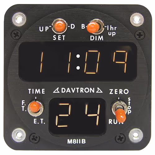 M811B Digital Clock | Flight Time Recorder, Elapsed Time Meter