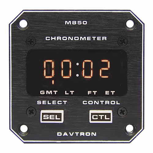 M850 Digital Clock Chronometer | 2-1/4in, 5V Orange Incandescent