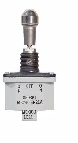 8503 Series Lever Lock Toggle Switch | SPDT, ON-OFF-ON, A, Environmentally Sealed