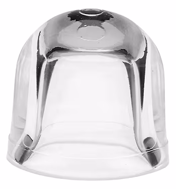 GLASS LENS/Clear, for use with A610 flashtube.
