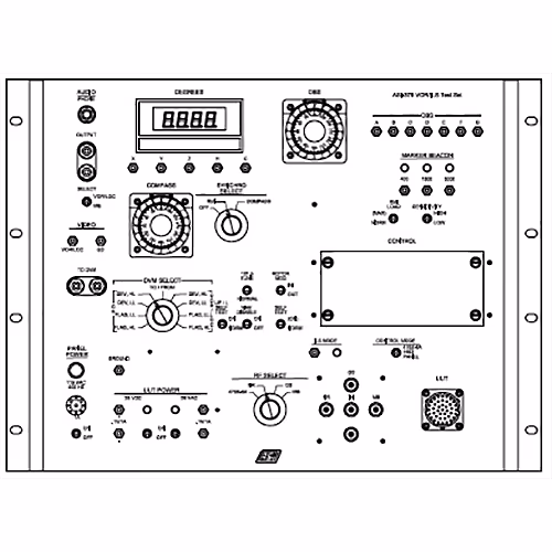 ASI-376-2 VOR/ILS Test Panel / Includes 1553 Bus Adaptor