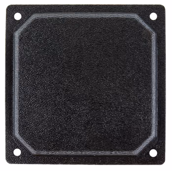 COVER PLATE/Black Plastic. Fire retardant. For use with 3ATI instruments.