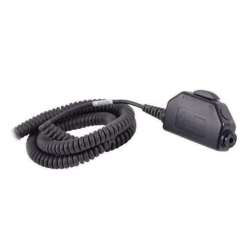 CIX400 Series Switch & Cable Assembly | MOM ICS/Transmit, 6' Coil, L Clip, MS3476W106P (6-Contact) Plug