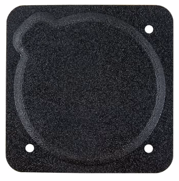 COVER PLATE 3-1/8 cutout. Plastic. Fire Retardent. For use with altimeter or VSI.