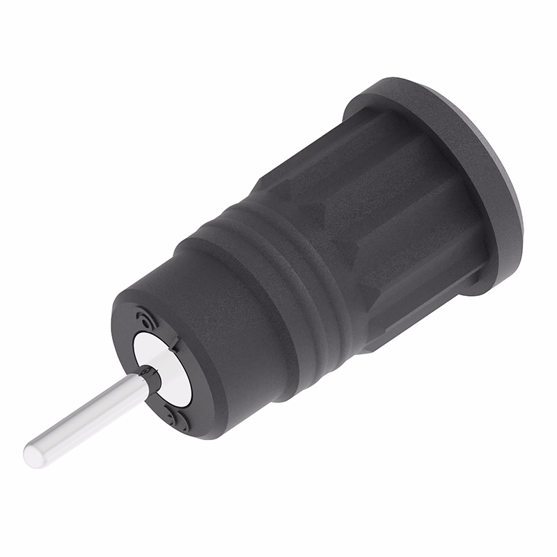 SAFETY JACK/PUSH IN/BLACK