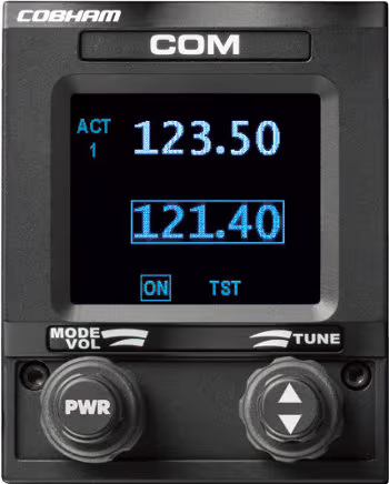 CVC-152 VHF COMM CONTROL W/VOL CONTROL/28V BLACK