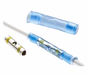 MINI-SEAL CRIMP SPLICE/Female, yellow, Inside diameter: 4.32 mm X .64 mm. For use with 16-12 gauge wire.