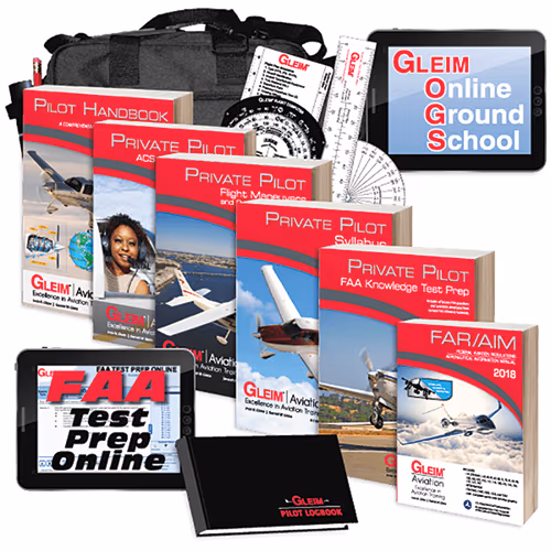 Deluxe Private Pilot Kit / Includes Online Ground School and Test Prep