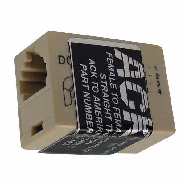 RJ11 MODULAR COUPLER/For use with E-04.