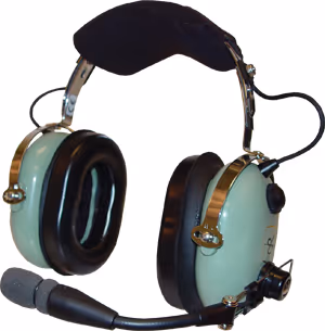 DAVID CLARK HEADSET/M-7A AMPLIFIED ELECTRET MIC/5' STRAIGHT CORD/FLEX/WIRE BOOM/NRR 23dB