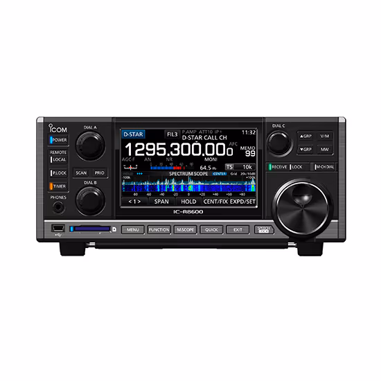 IC-R8600 Communications Receiver | 10kHz-3.0GHz Super Wideband, Unblocked
