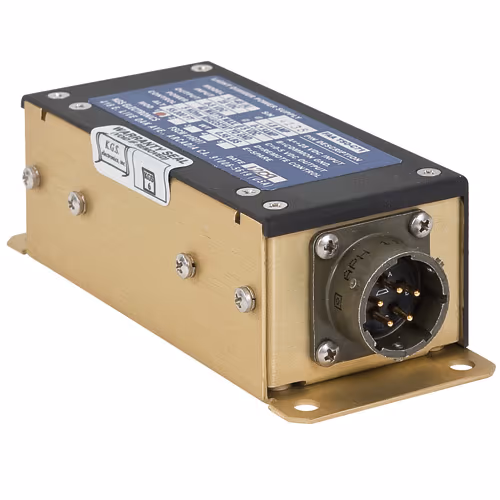 DC POWER CONVERTER/DC to regulated and controllable DC power converter, 50 watt. Input: 28 VDC, Output: 50 W, 12 VDC. MS3126W14-5S plug. TSO'd