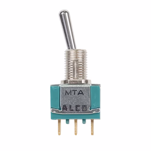 Green Series Toggle Switch | 3PDT, ON-OFF-ON