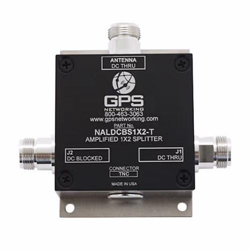 AMPLIFIED SPLITTLER/With TNC connector. One input two output.