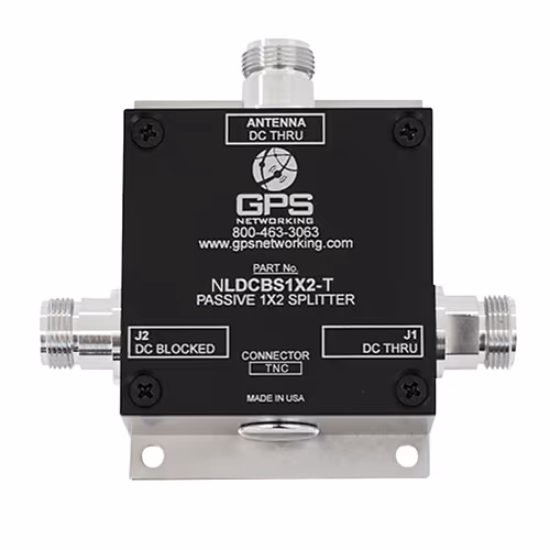 Networked GPS Antenna Splitter | 2 outputs, 1 input, TNC connector