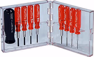 HEX SCREWDRIVER SET/ 9-piece, crescent