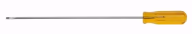 SCREWDRIVER/Xcelite, 1/8 in. X 6 in. regular round blade, amber handle