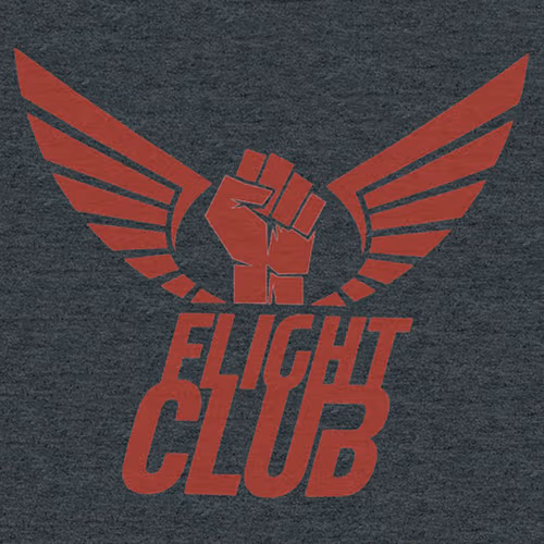 Flight Club T-Shirt / Black / Men's X-Large