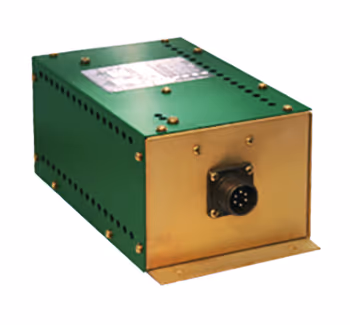 STATIC INVERTER/250 VA, 28 VDC input to 115 VAC, 400 Hz, includes fault monitor and phase lock.